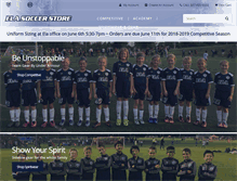 Tablet Screenshot of elasoccerstore.com